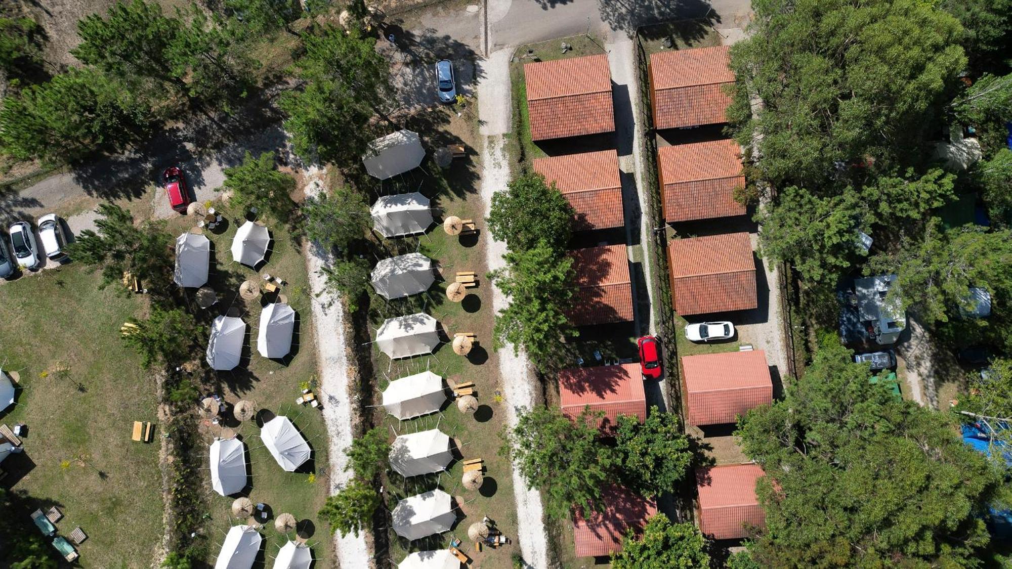 Camping Rural Ria De Arosa 2 Ribeira Esterno foto